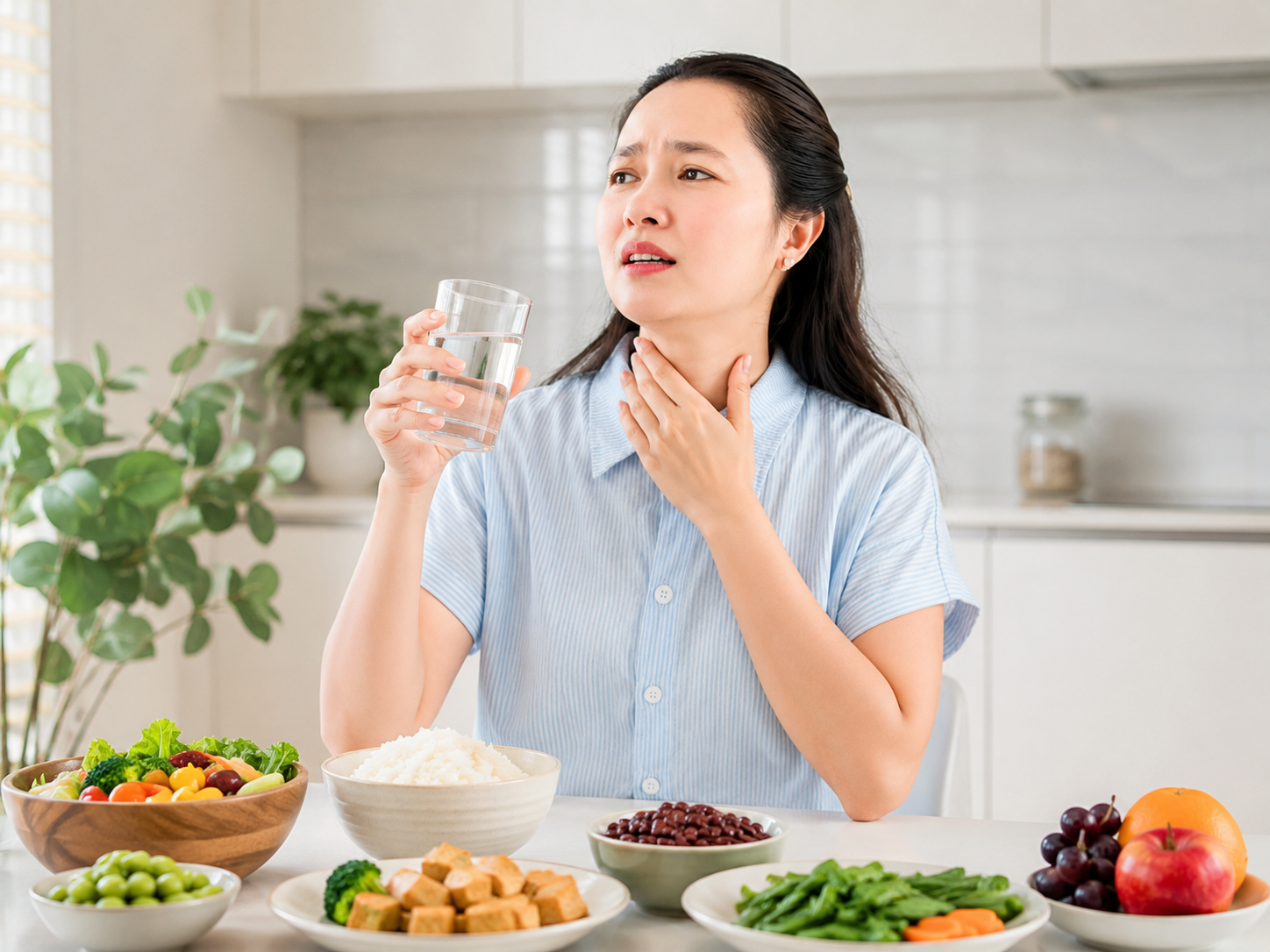 Ăn mặn dễ khát nước sau bữa ăn và cần quan sát cơ thể