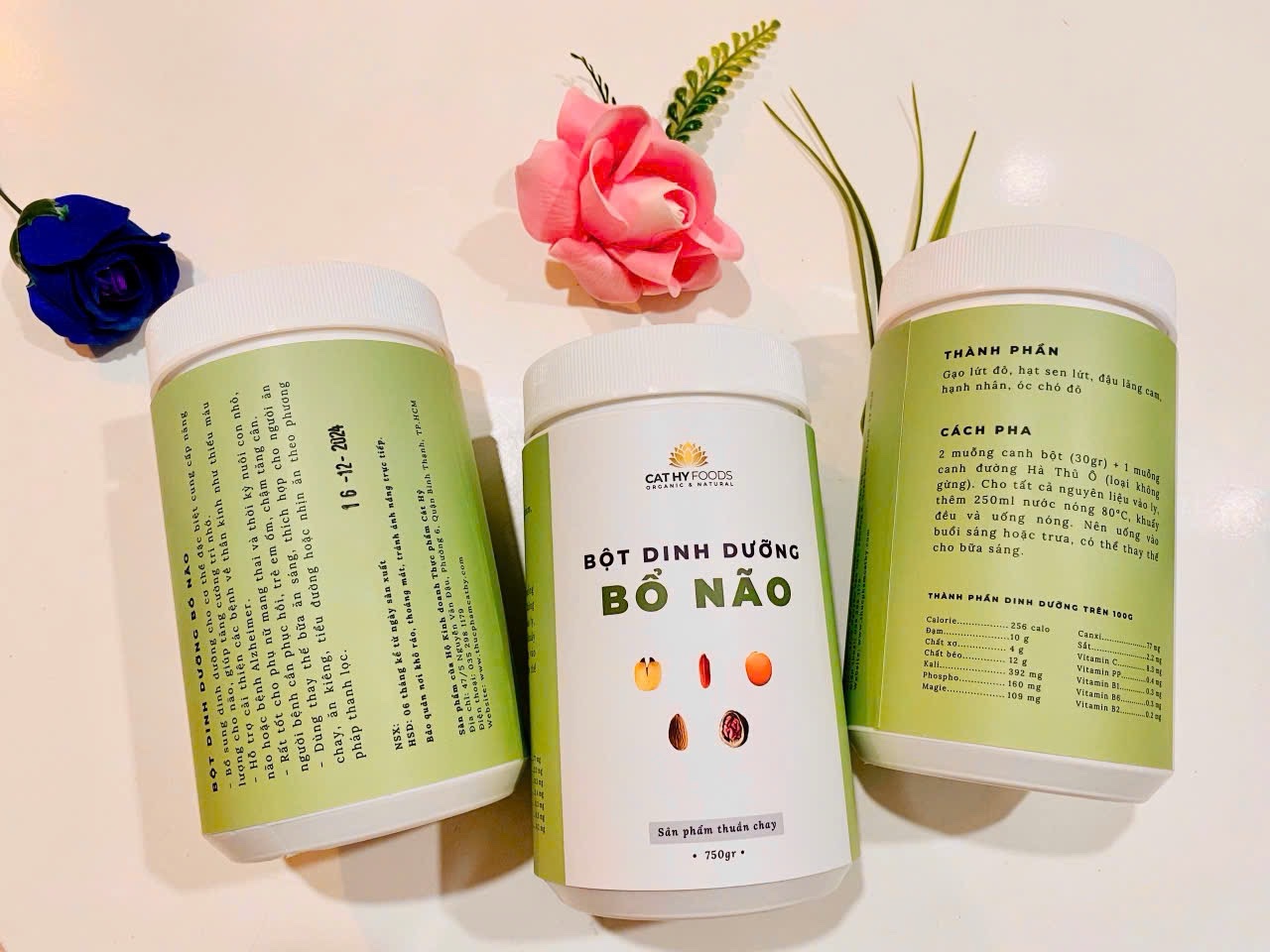 BỘT BỔ NÃO CÁT HỶ 750Gr