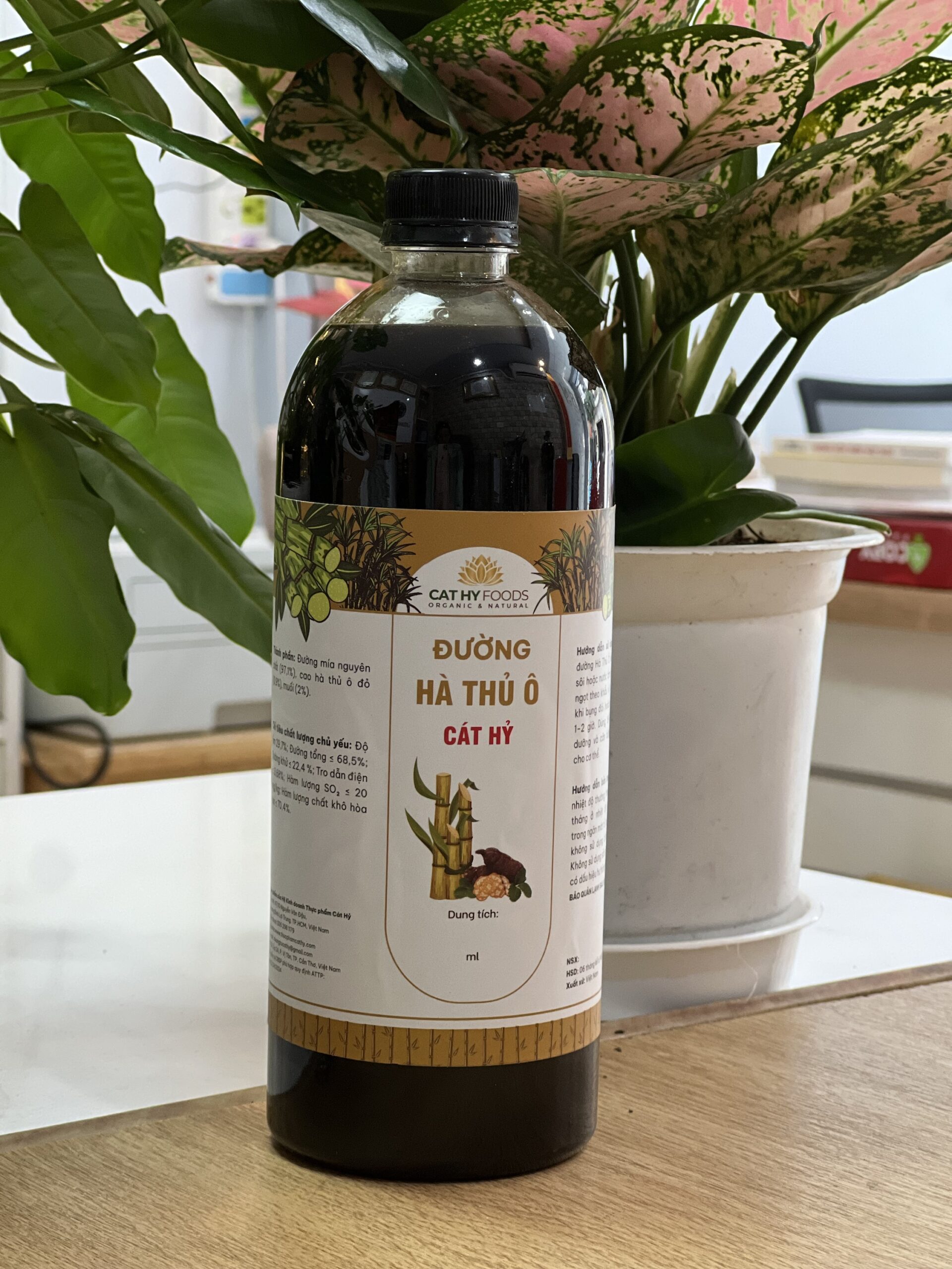 ĐƯỜNG HÀ THỦ Ô KHÔNG GỪNG 1L - Ảnh 2