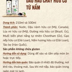 DẦU HÀO CHAY HỮU CƠ
