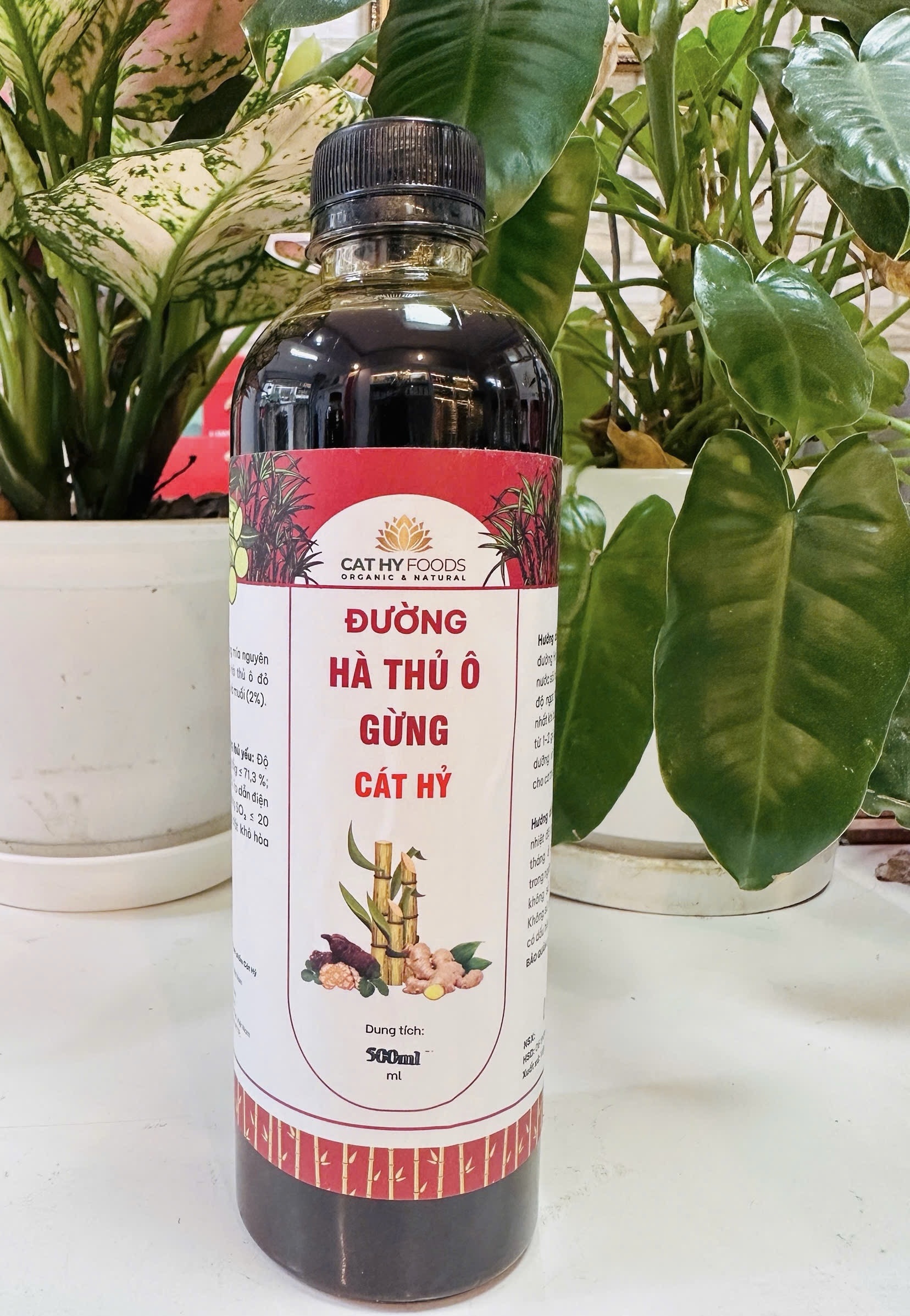 ĐƯỜNG HÀ THỦ Ô GỪNG 500ML