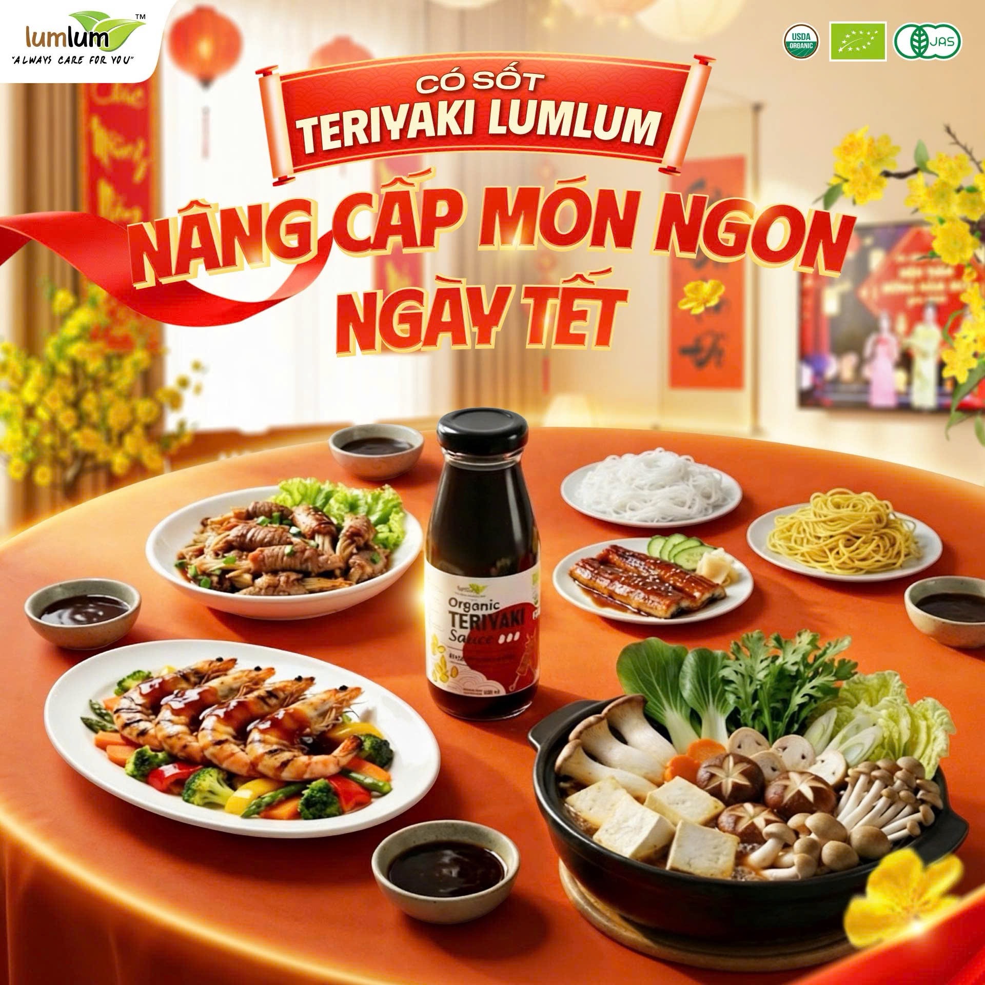SỐT TERIYAKI LUMLUM HỮU CƠ