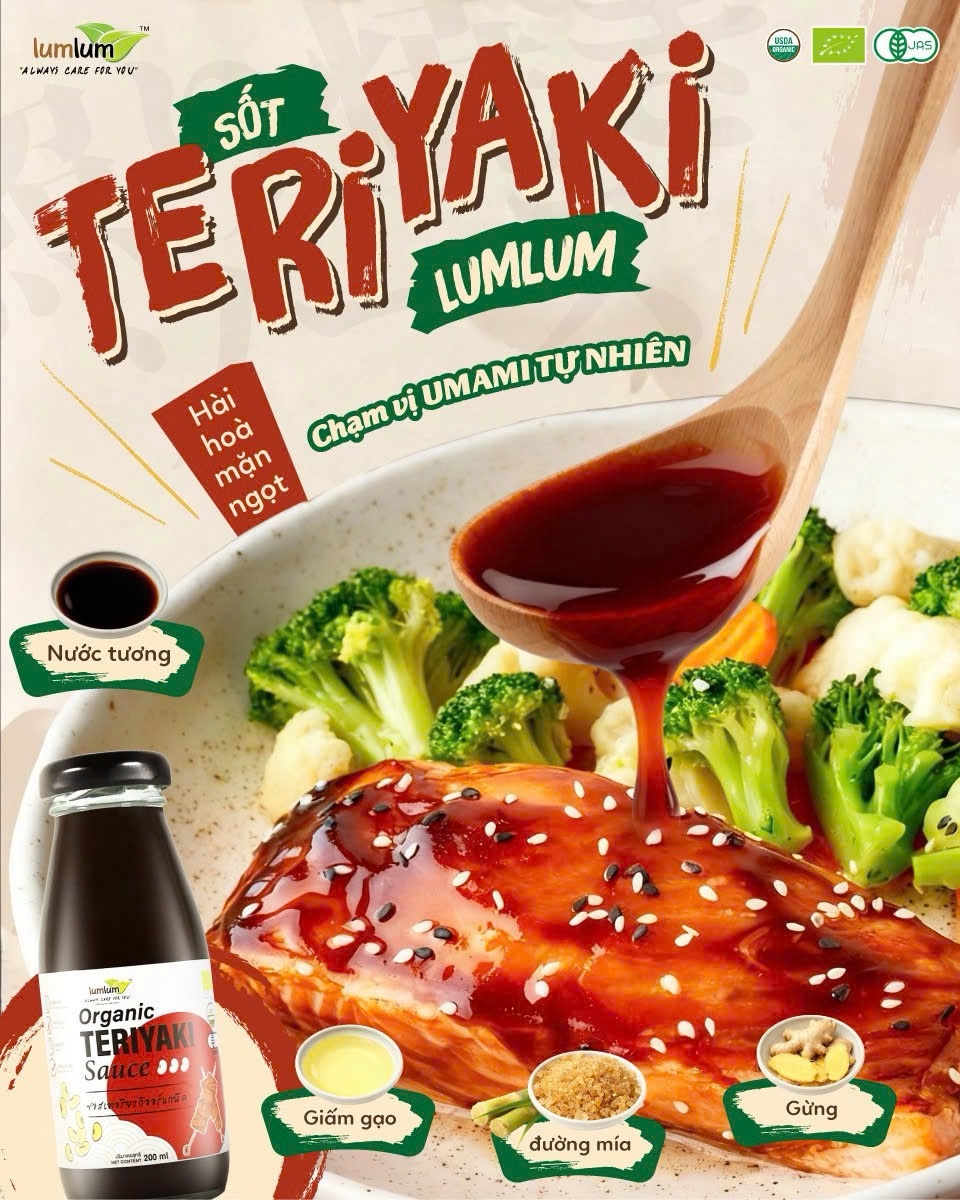 SỐT TERIYAKI LUMLUM HỮU CƠ - Ảnh 5