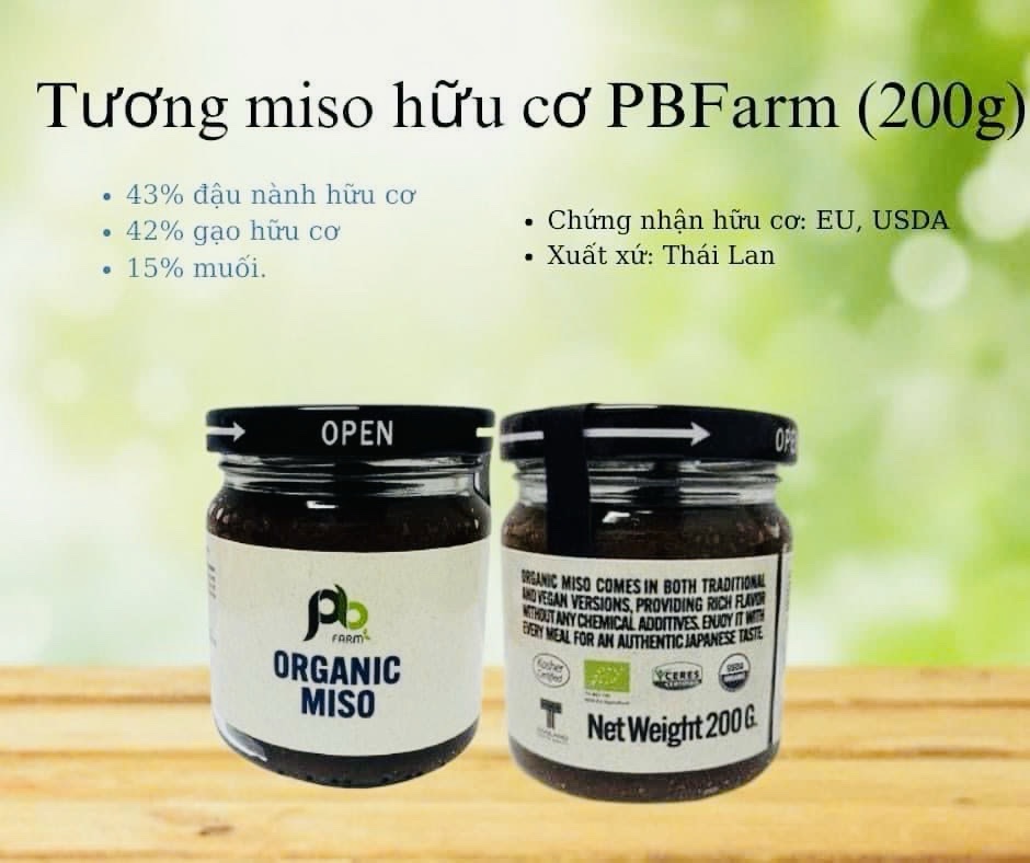 TƯƠNG MISO ORGANIC PBFARM 200 GR - Ảnh 3