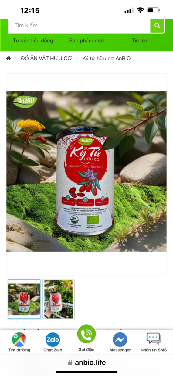 KỶ TỬ ĐỎ HỮU CƠ ANBIO - Ảnh 3